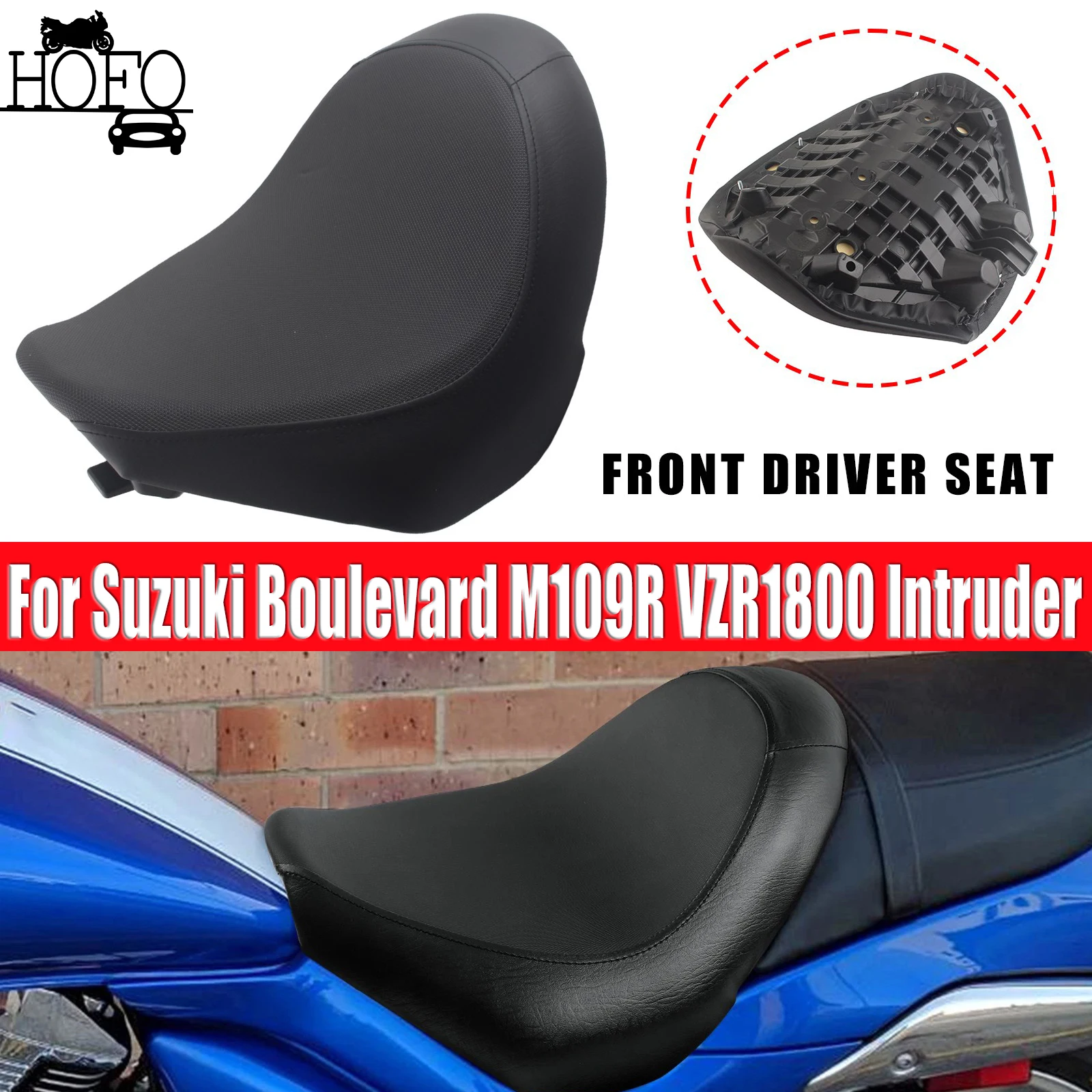

For Suzuki Boulevard M109R VZR1800 Intruder 2006-2020 Front Rider Driver Seat Saddle Cushion