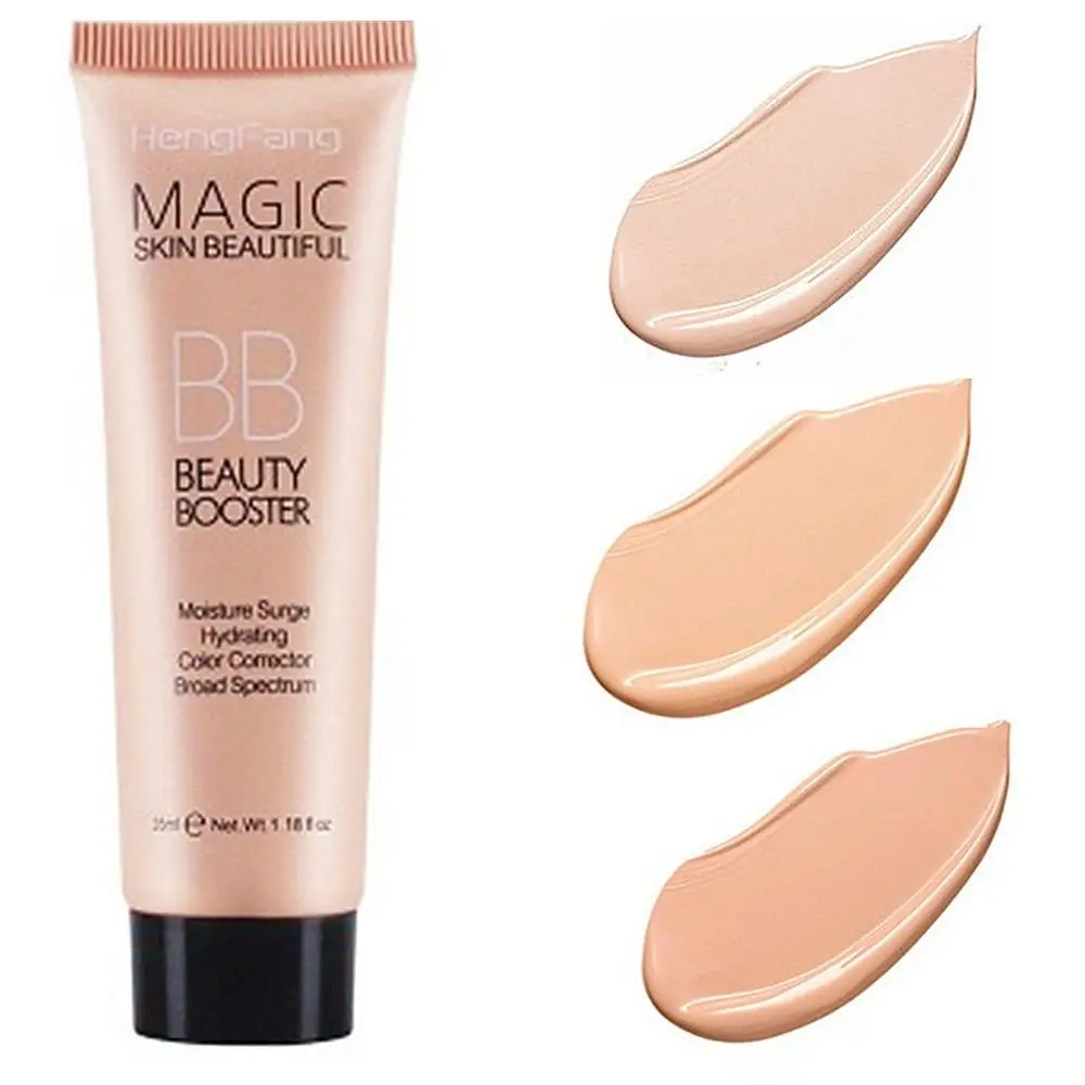 ใหม่ 3 สีบีบีครีมติดทนนาน Face Base Foundation Liquid Cover Acne Spot คอนซีลเลอร์เครื่องสําอางค์