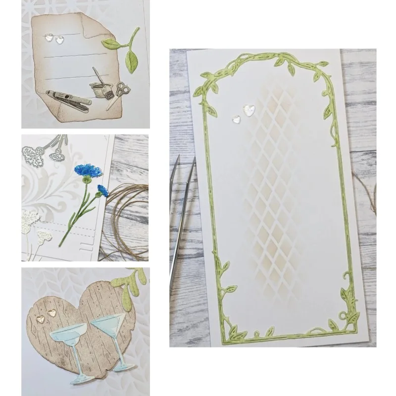 Romantic Dressing Table Drinking Glass Metal Cutting Dies New Arrival 2026 DIY Molds Scrap Booking Paper Making Die Cuts Crafts