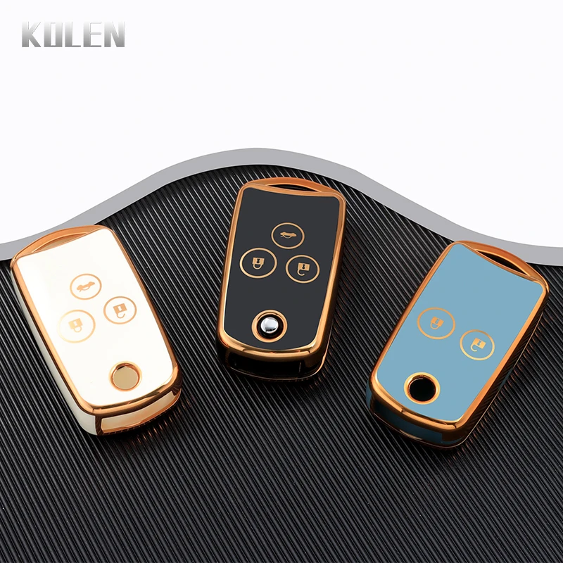 New TPU Car Flip Key Case Cover Shell For Honda Civic Fit Accord CRV HRV Jazz Odyssey For Acura TL TSX ZDX RSX CRZ 2 3 Buttons