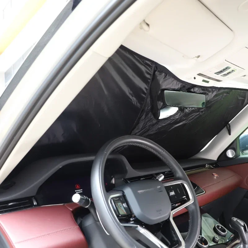 

Для Range Rover Evoque 2012-2024 серебряная лента автомобиля переднее стекло солнцезащитный козырек солнцезащитный крем защита от ультрафиолета солнцезащитный козырек интерьерные автомобильные аксессуары