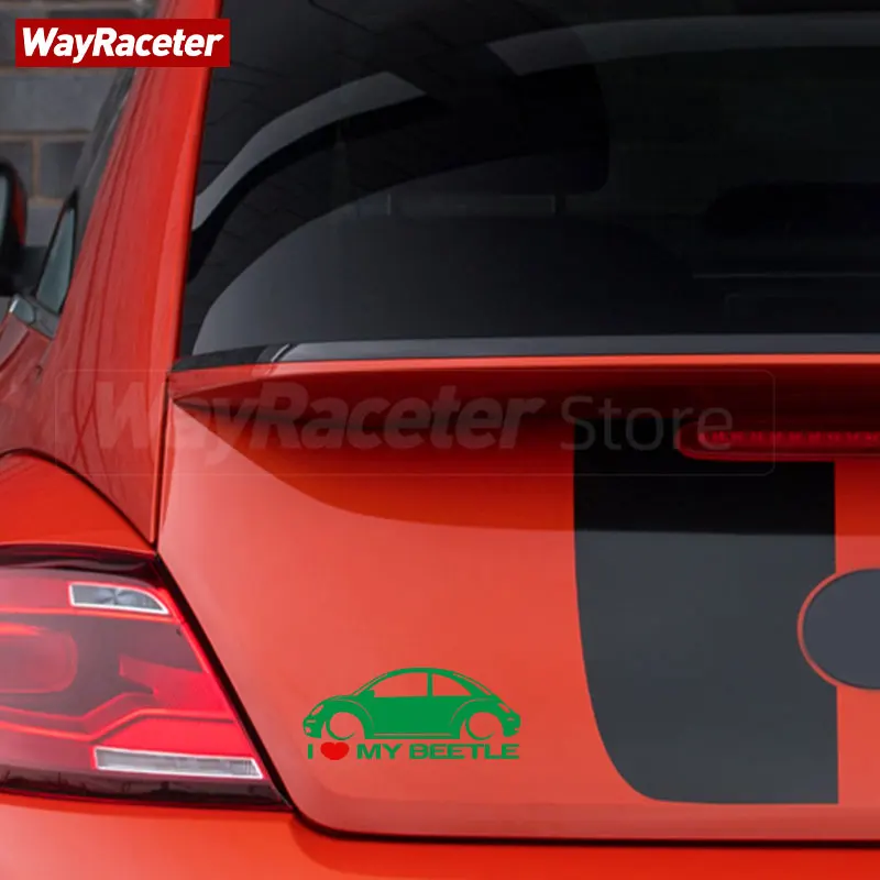 Reflective Car Window Sticker Creative Funny Body Bumper Trunk Graphics Vinyl Decal For VW Volkswagen Beetle Accessories