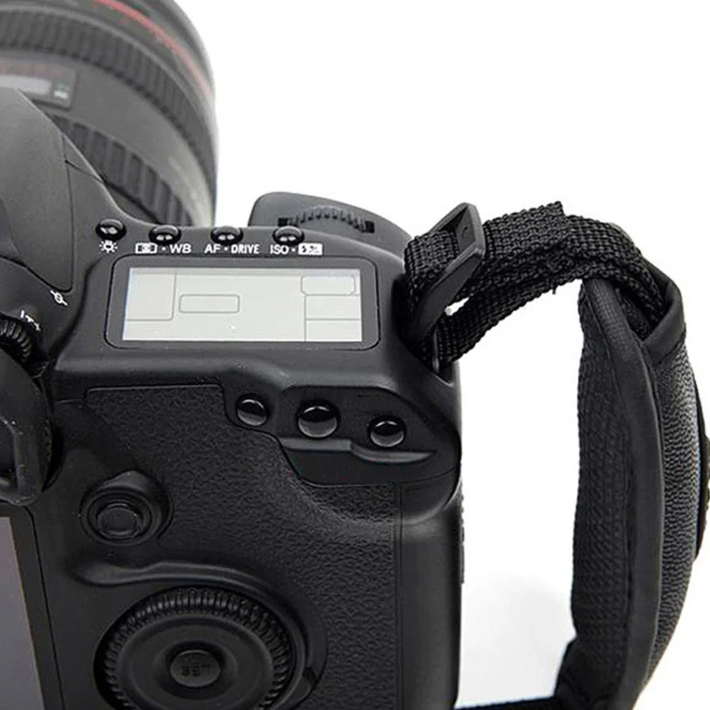 قطعتان من أحزمة معصم الكاميرا غير قابلة للانزلاق من البولي يوريثان مريحة وخفيفة الوزن وحزام يد للكاميرا وإكسسوارات شريطية واقية