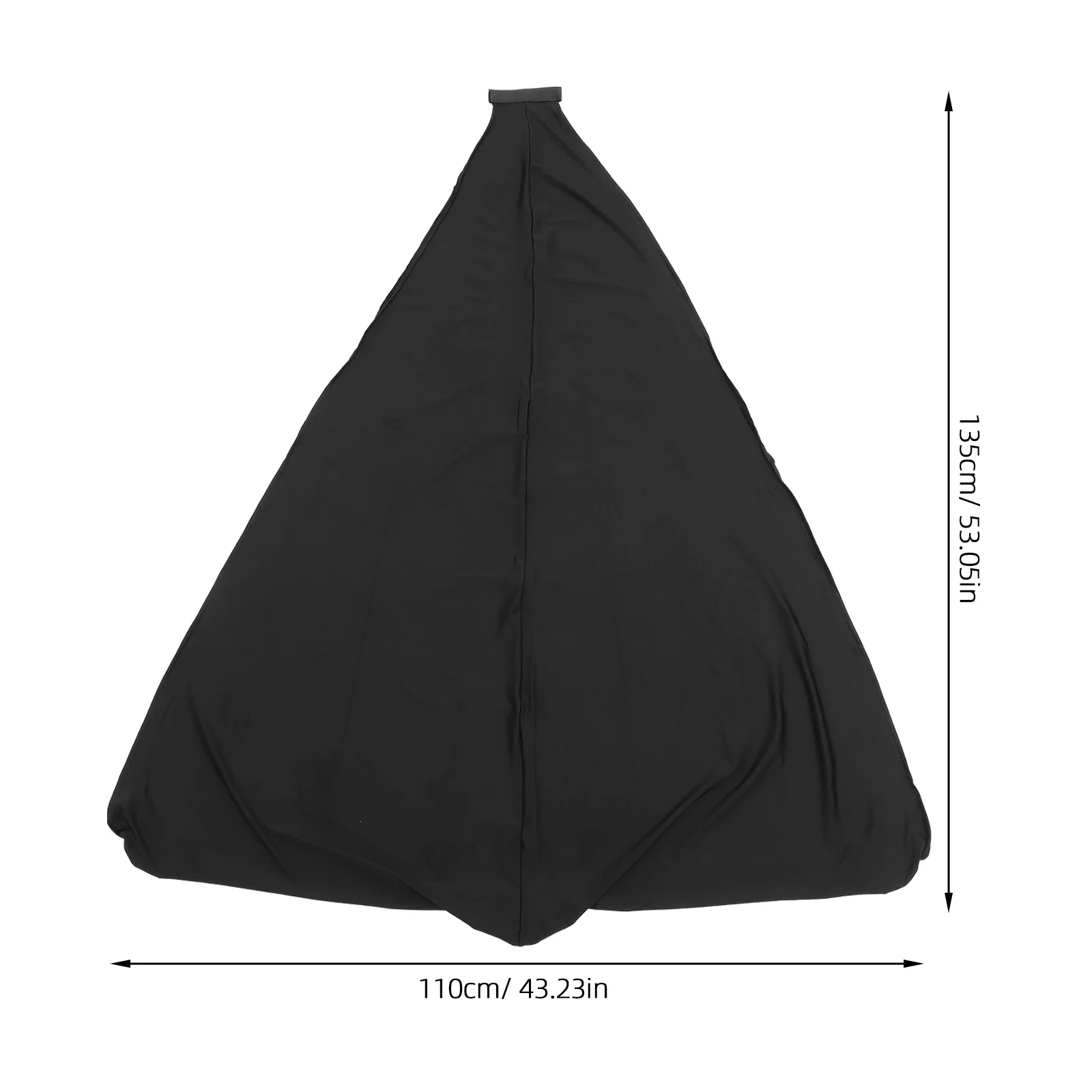 

2pcs Speaker Stand Cover Tripod Protective Sleeve Durable Polyester Reusable Shading Stage Accessory For Banquet Wedding