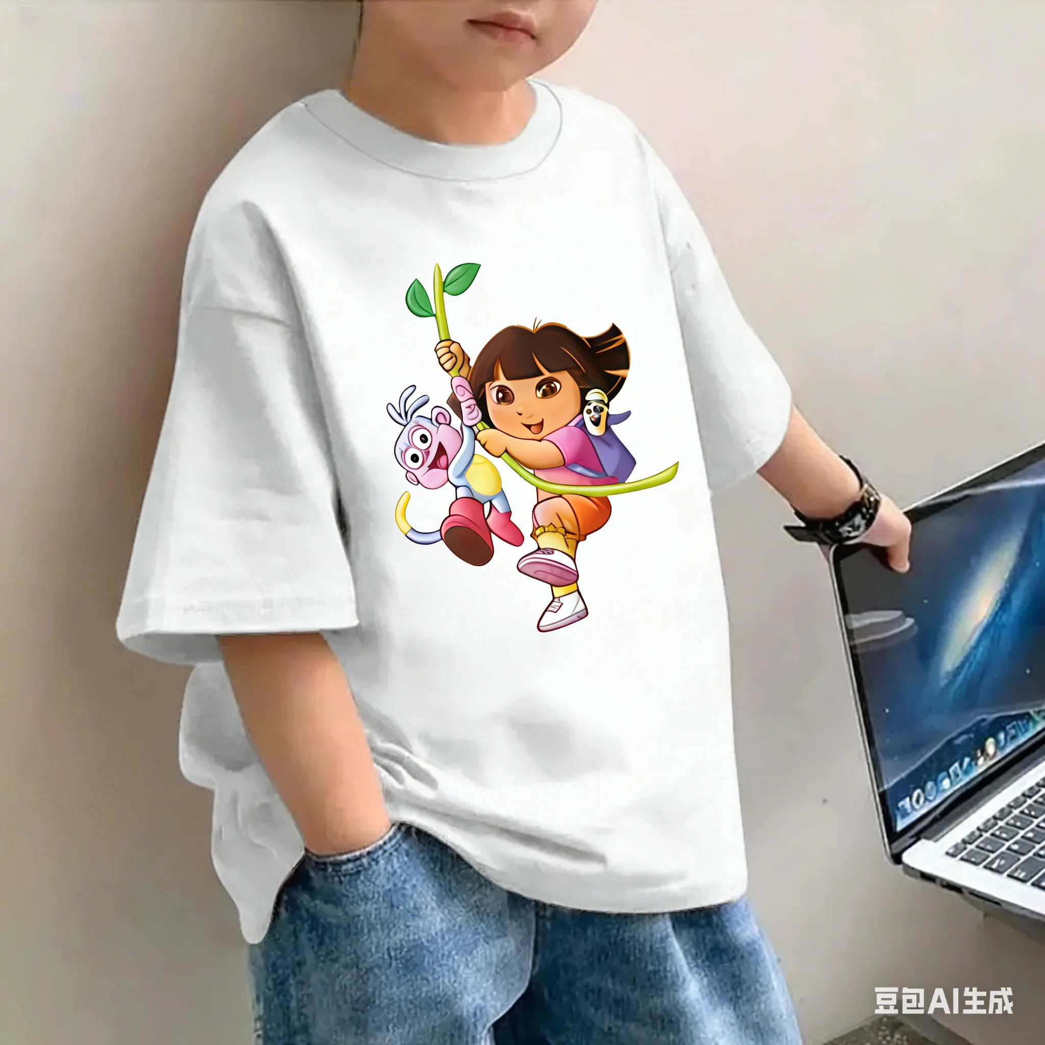 

Модная футболка Nickelodeon Nick Spring/Summer Fashion - стильная и милая хлопковая рубашка с короткими рукавами и мультяшным рисунком