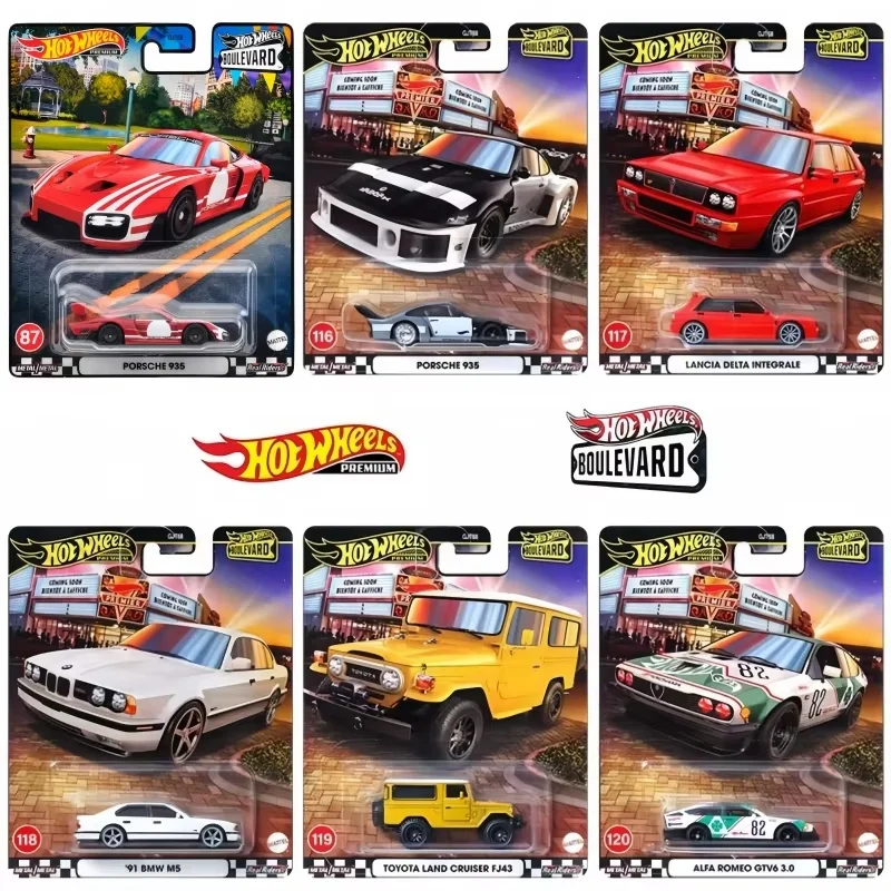 

New Hot Wheels Boulevard 1:64 2025 - Mix 1a Bmw M5 Diecast Vehicle Alloy Body Chassis Premium Collect Model Cars Birthday Gift