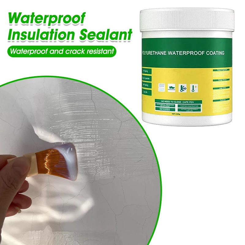 Waterproof Insulating Sealant Transparent Strong Invisible Coating Sealant Agent Leak-Free Glue Home Roof Toilet Repair Tools