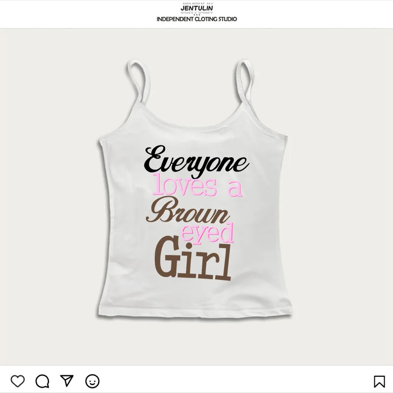 Women Goth Aesthetic Hip Hop Hot Girl Casual 2000s Retro Crop Tops Y2k T-shirt Letter Print Summer Clothes Short-sleeved Shirt