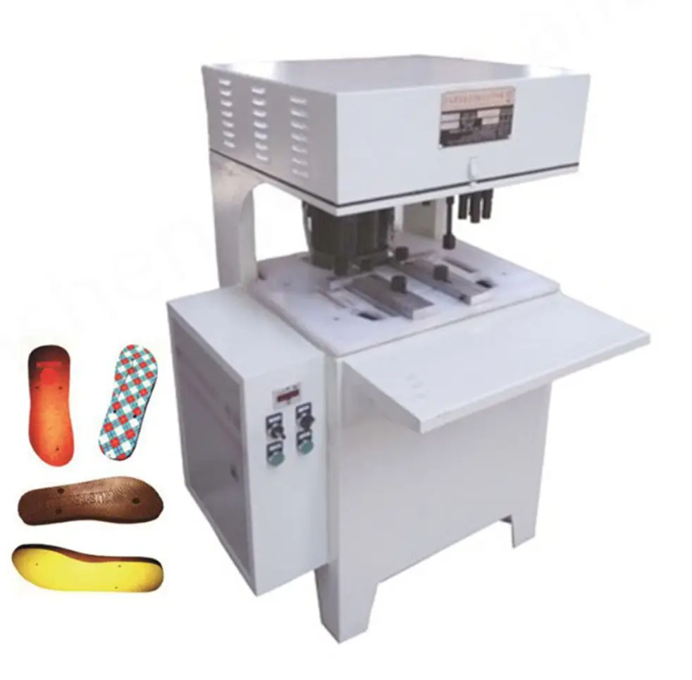 Semi-Automatic Slipper Trigger Making Machine Flip Flop Slipper Making Machine Semi Automatic Sole Drilling Machine