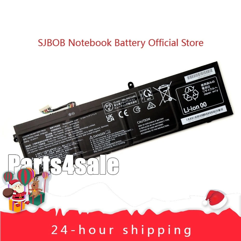 

New Genuine FPB0365 FPCBP593 FMVNBP254 Battery for Fujitsu CP813910-01 Laptop laptop battery