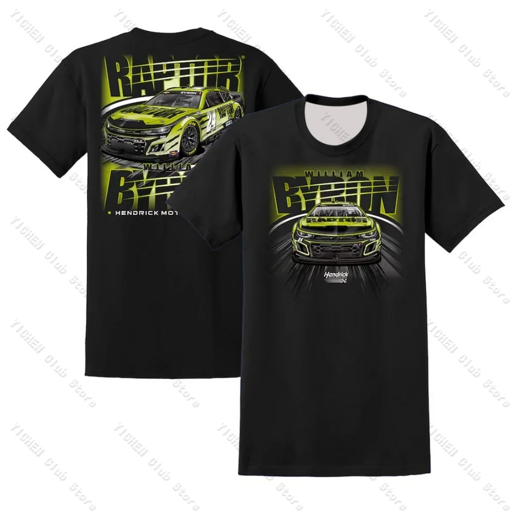 Motorcycle William Byron Hendrick Motorsports Team Men's T-Shirt Street Loose Casual Versatile Men's And Women's T-Shirt