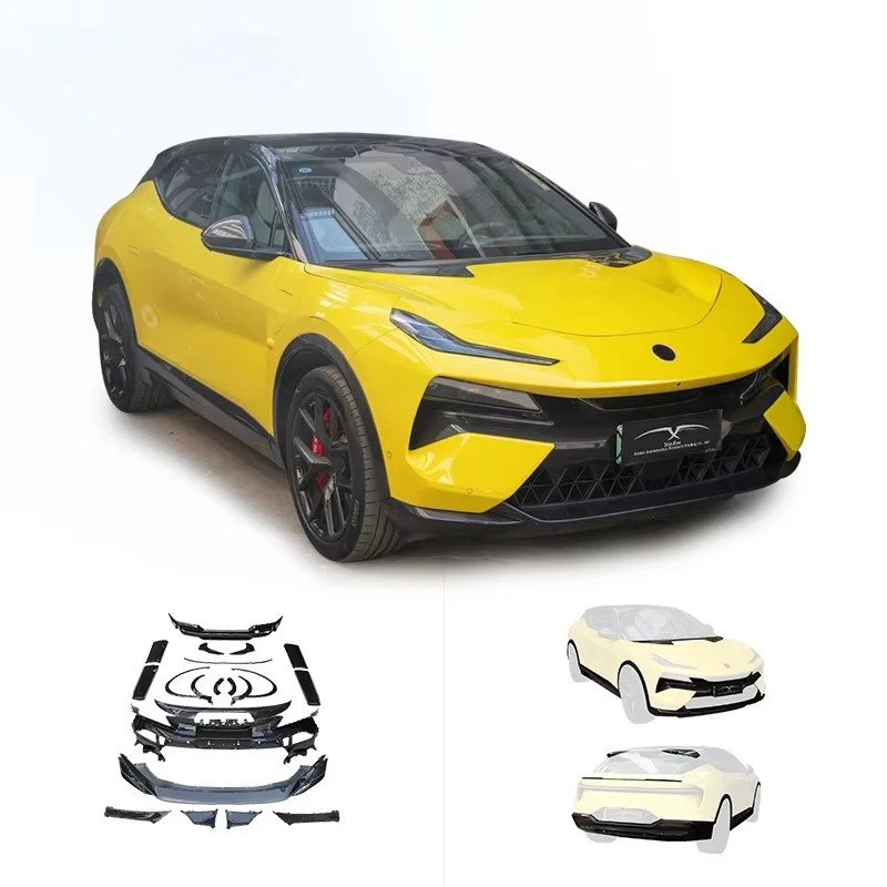 For Lotus Eletre S+R+body Kit Upgrade Carbon Fiber Front Lip Spoiler&Grille&Fenders&Rear Diffuser&rear Wing&Hood Decoration