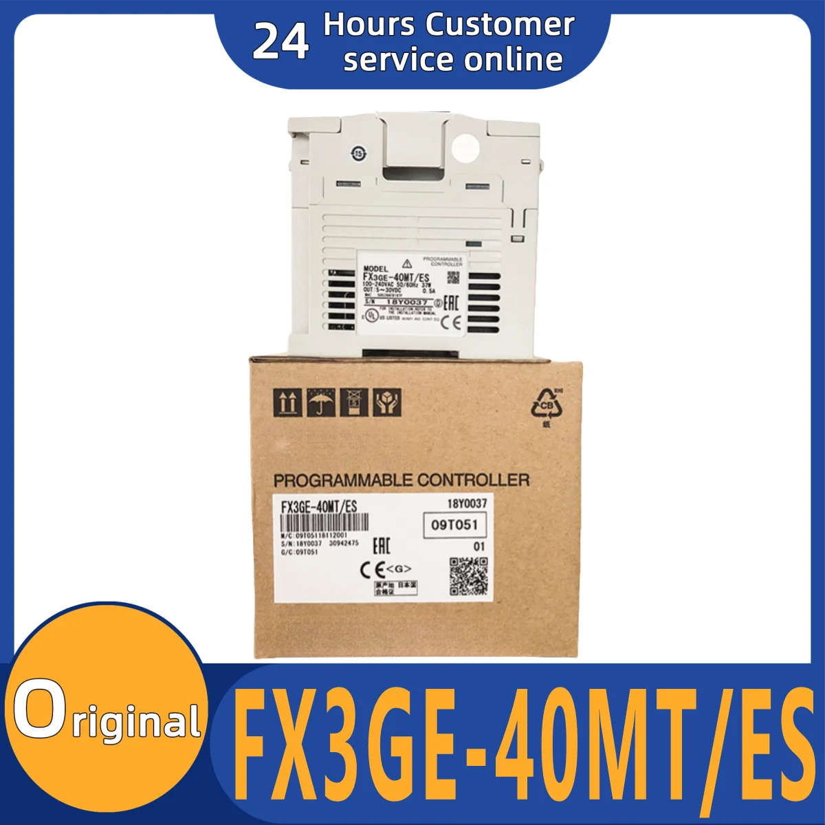 

New original programmable controller module FX3GE-40MT-ES