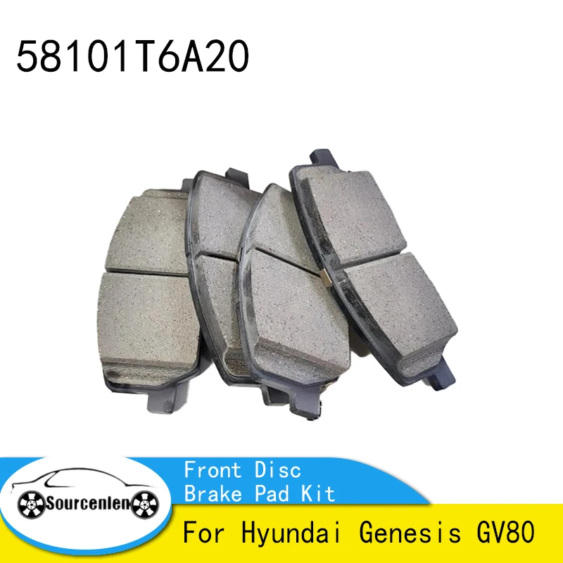 

58101T6A20 58101-T6A20 Brand New Front Disc Brake Pad Kit For Hyundai Genesis GV80