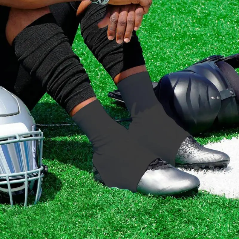 Football Cleat Wrap Soft Cleat Sleeves Seamless Cleats Wraps Protective Soccer Cleat Lace Protector Non-Slip Cleat Sleeves For