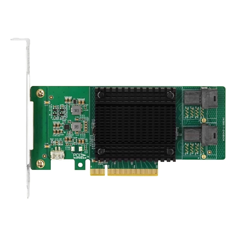 PCIe3.0 x8 to Dual-port U.2 NVMe Adapter (Marvell 88NR2241 Based)-LRNV9441-2IR