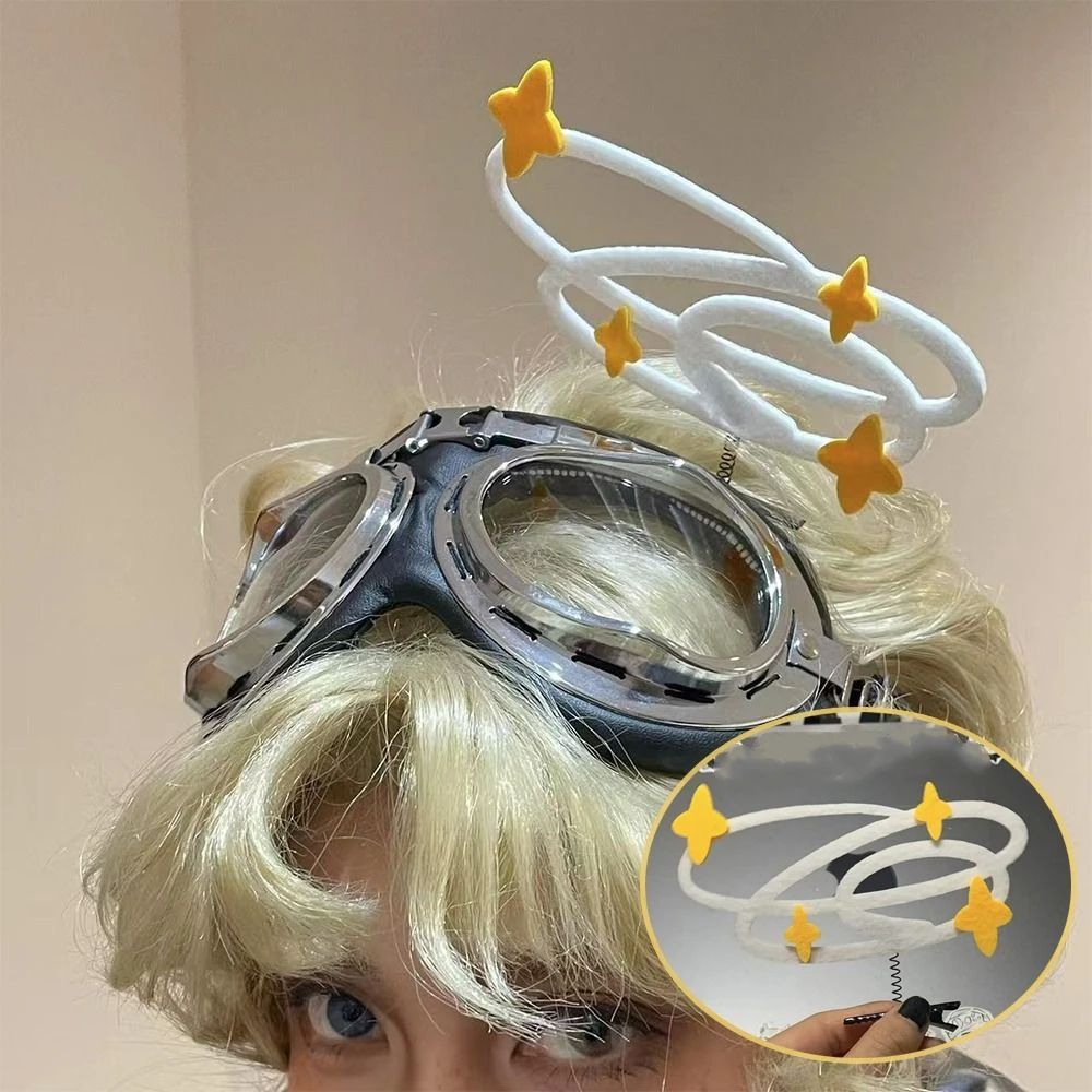 الإبداعية الدوار تأثير مشبك شعر الهوية الخامس تأثيري ستار كليب لوكا بالسا إيما وودز دبوس الشعر هدية