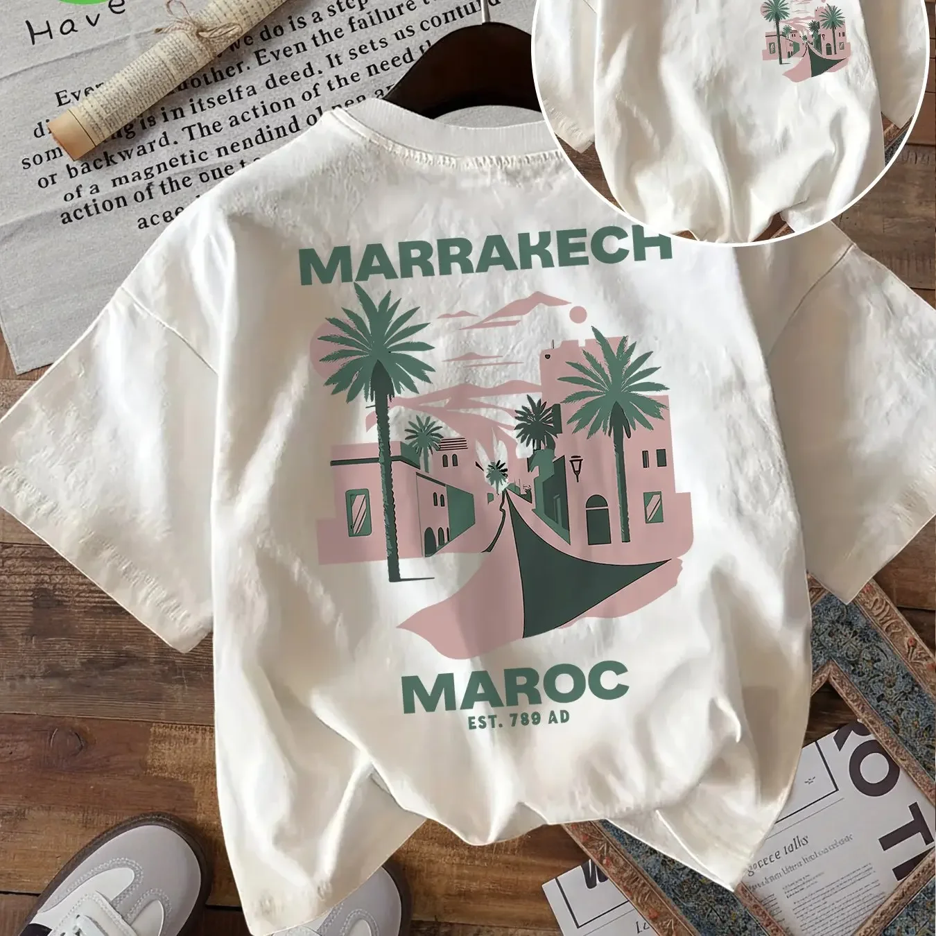 2026 Men's Travel Souvenir T-shirt 