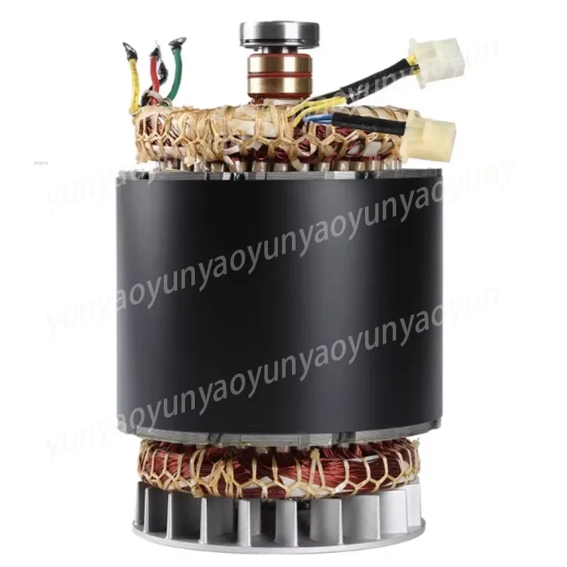 5kw Single-phase Spindle [iron Core Height 140mm] Diesel Generator All-copper Motor Stator Rotor Coil Electric Ball