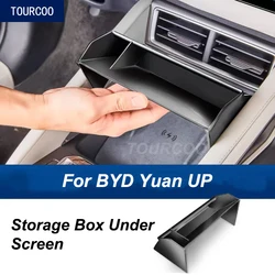 For BYD Yuan UP EV 2024 Storage Box under the Center Console Screen Interior Modified Accessories