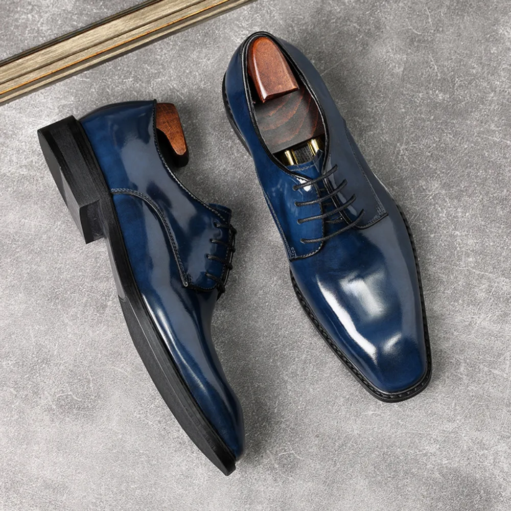 New Arrival Men's Formal Oxford Shoes Full Grain Leather Groom Wedding Shoes Gentleman Fashion Dress Shoes