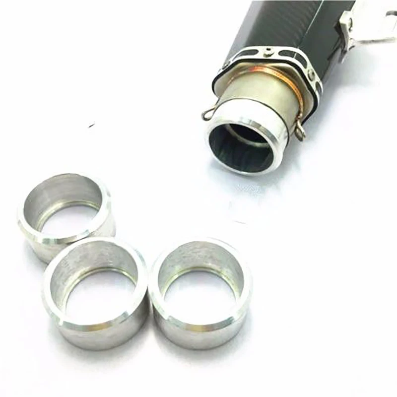 60mm to 51mm Motorcycle Exhaust Adapter Reducer Connector Pipe for 60mm Exhaust