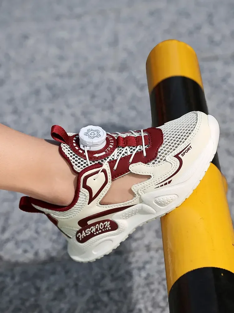 

Anti Slip Kids Running Trainers Breathable Mesh Surface Soft Cushioning Comfortable Sports Shoes for Boys Girls of All Ages