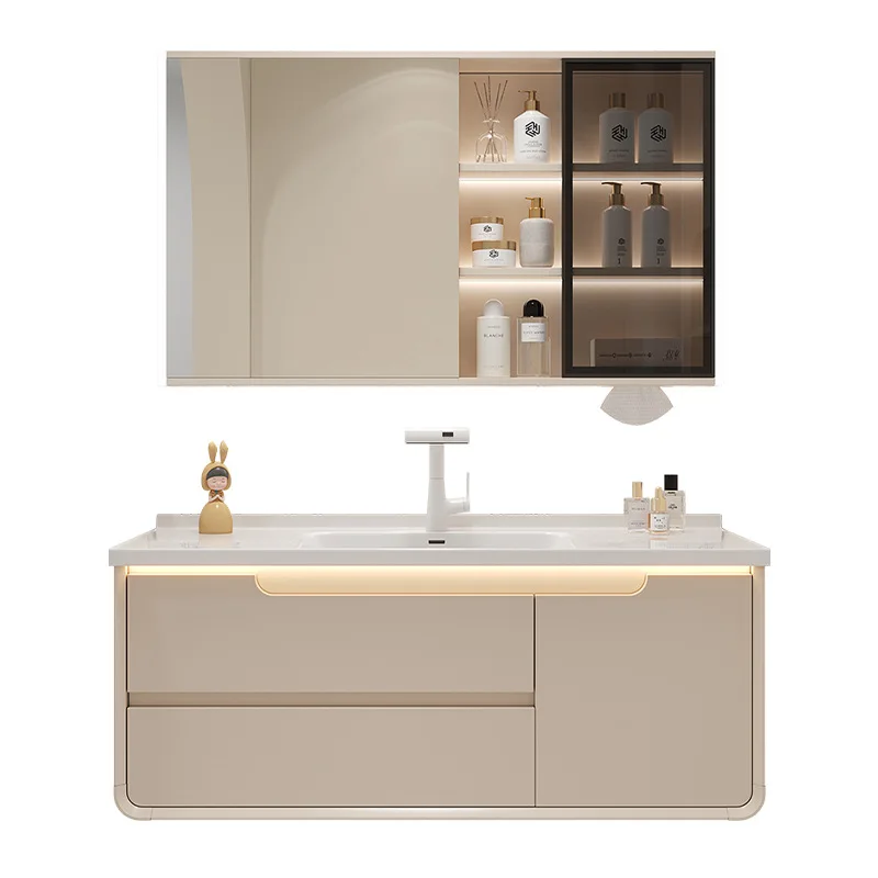 

Керамическая встроенная раковина, шкаф для ванной комнаты, интеллектуальный умывальник, умывальник для рук, комбинация для ванной комнаты