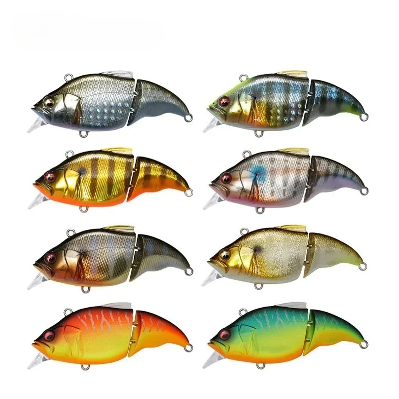 

71mm 9.7g Swimbait Float Fishing Lures Crankbait Minnow Swing Fish Top Water Lure Isca Artificial Whopper Plopper Pesca New Hot