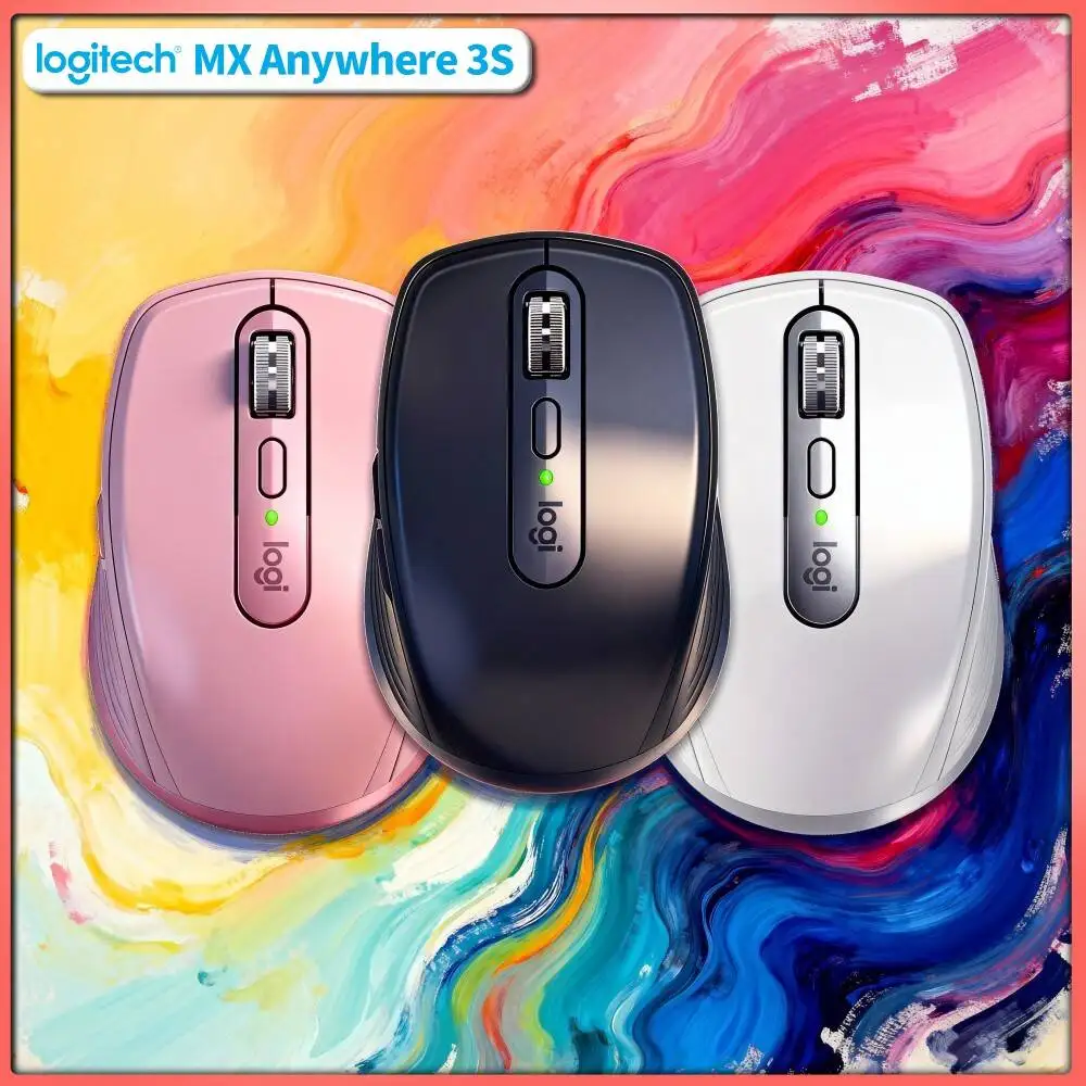 Wireless MX Anywhere 3S - 8K DPI, Compact Durable, Silent Click, Ideal for Small Bookshop & Admin Office Task