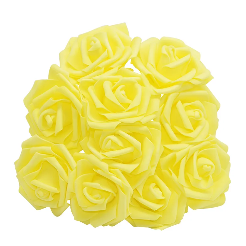 10/20/30Pcs 8cm Künstliche PE Schaum Rose Blumen Brautsträuße Für Hochzeit Tisch Home Party Dekorationen DIY Scrapbook Liefert