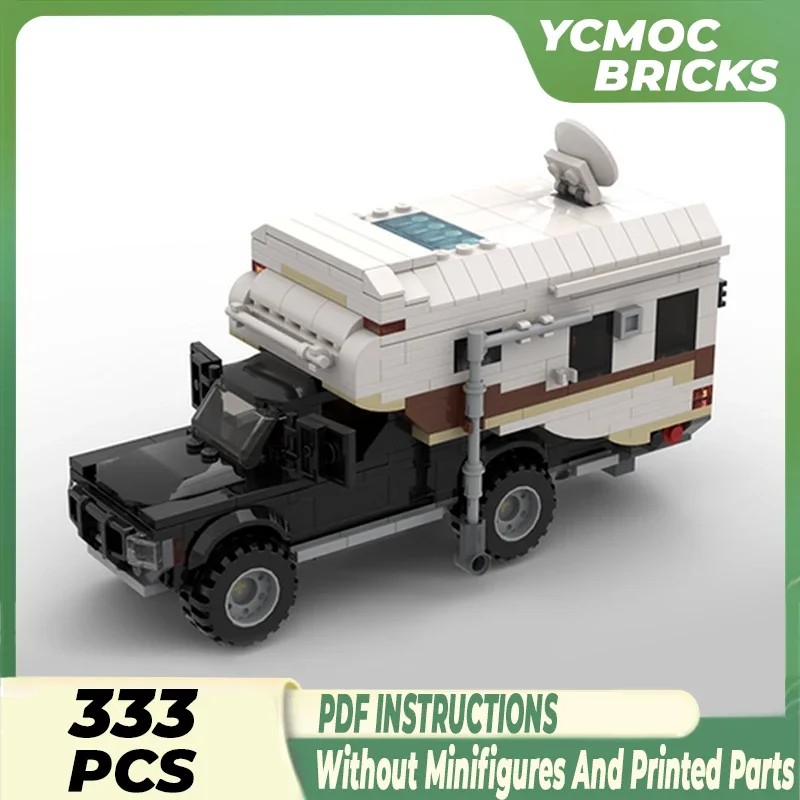 City Car Model Moc Building Bricks Perfect C-10 Classics Camper Technology Modular Blocks Gifts Christmas Toys DIY Sets Assembly