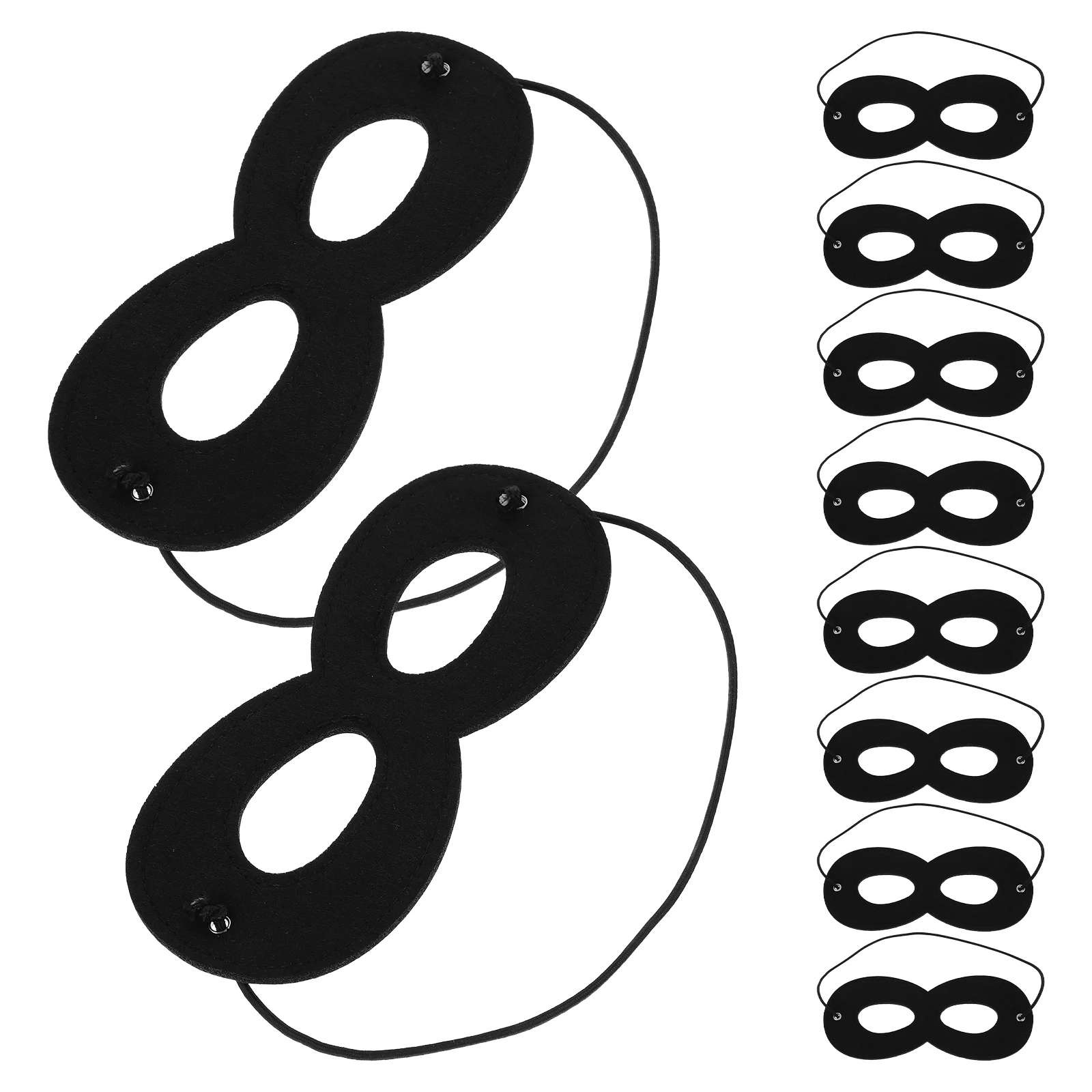 

10 Pcs Mysterious Eye Mask for Playtime Diy Superhero Decorations Cosplay Party Favors Masks Easy-wear Dress-up Costume