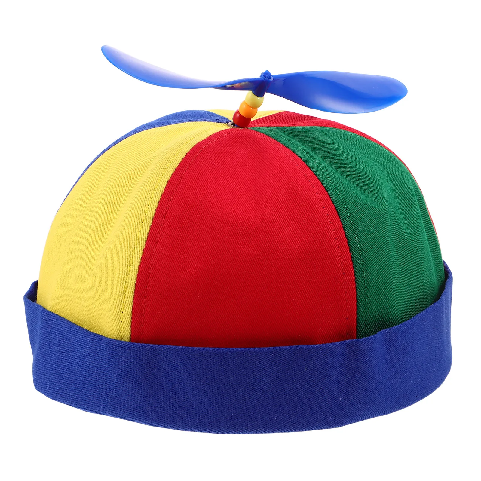 Detachable Dragonfly Propeller Hat Colorful Cotton Baseball Cap Kids Adjustable Summer Outdoor Pinwheel Fun Beanie Cap