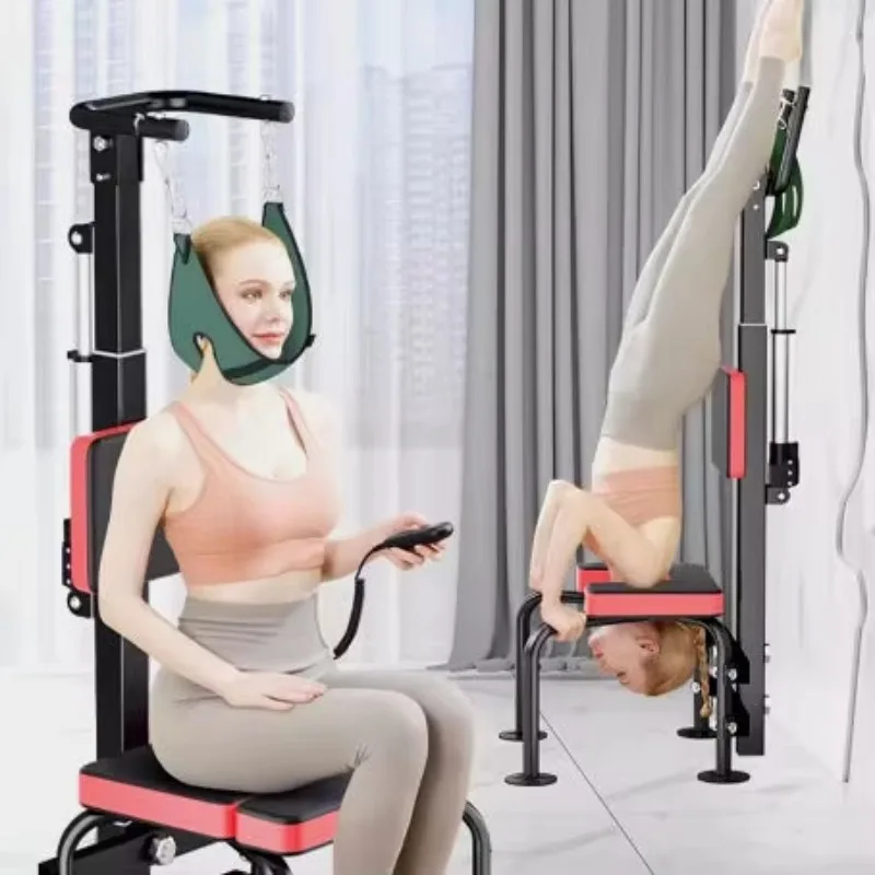 Rehabilitation Cervical Traction Chair Neck Stretching Inversion Traction Machine for Neck Pain Relief Home Therapy