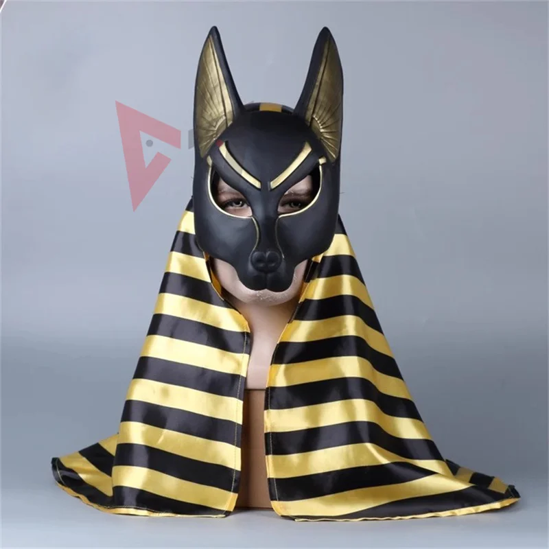 

New Hakaishin Beast Anubis Wolf Cat Dog Ears Cosplay Prop Mask For Gods Of Destruction Cosplay Costume Accessories