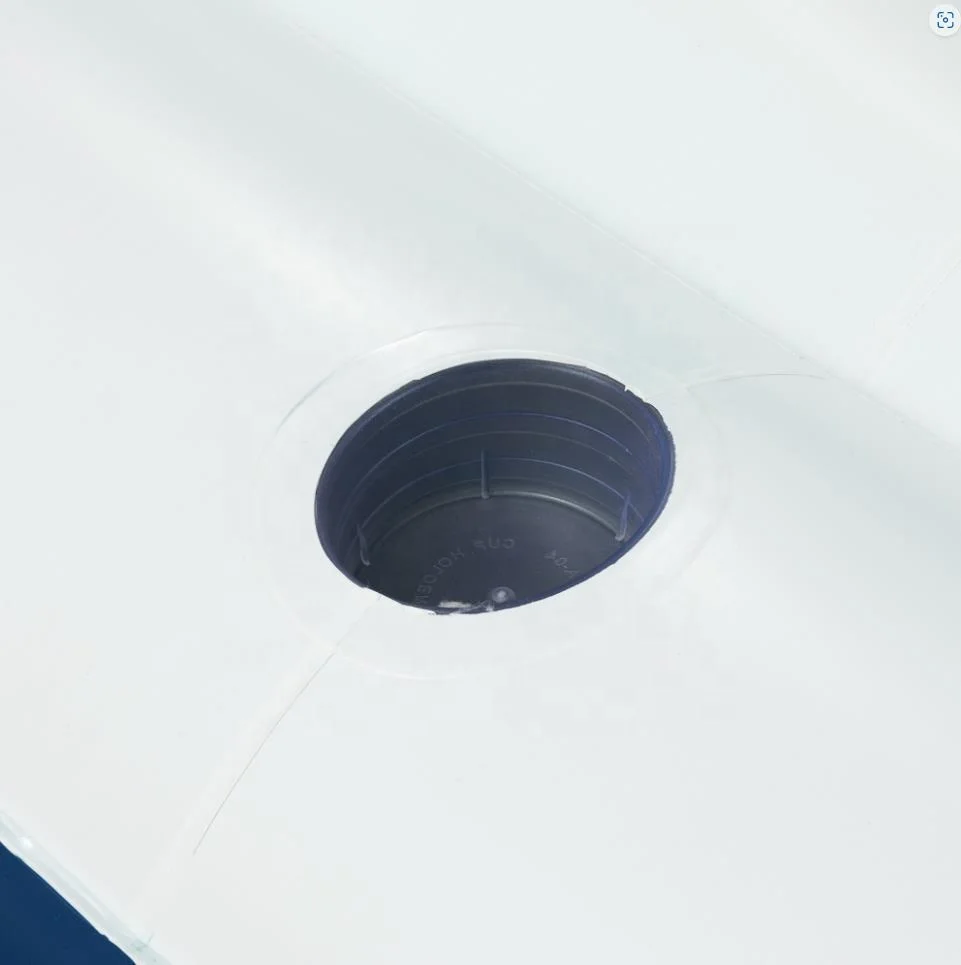 صالة مائية قابلة للنفخ على شكل جزيرة تتسع لـ 4 أشخاص للبالغين مع حامل أكواب ومسند ظهر #5