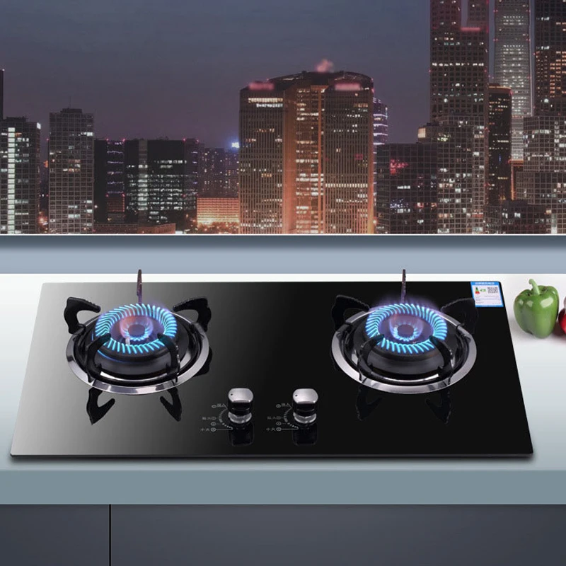 Gas Burner/hot Sale Home Appliances Gas Stove Supplier Kitchen Appliance Cooker/made in China Black Ceramic Glass Gas Cooktops