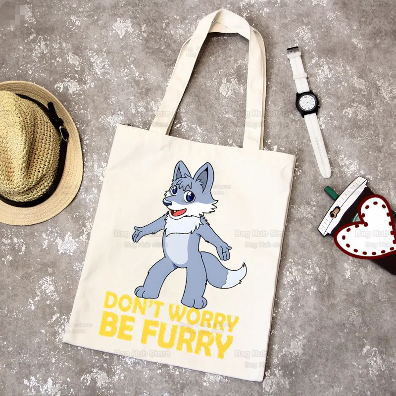 Anatomy Of A Furry Wildlife Proud To Be Shopper Bags Shopping Bag Tote Bag Shoulder Bag Canvas Bags Large College Handbag