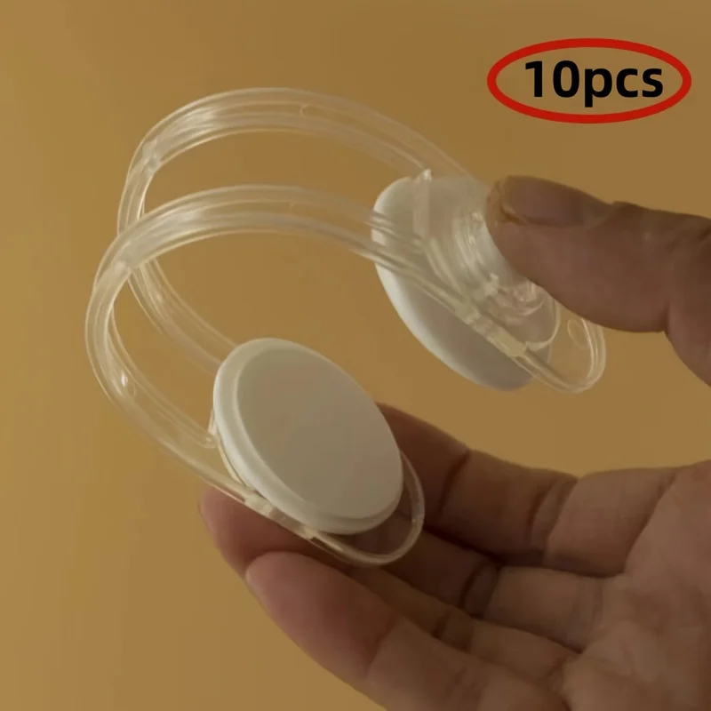 10pcs Safety Locks - Heavy-Duty Anti-Pinch Hasp Latch with Soft Strap Locking Mechanism, Adjustable Childproofing Device