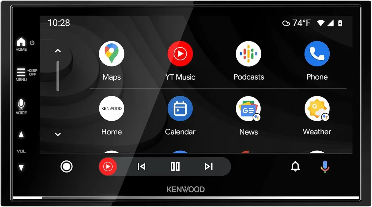 KENWOOD DMX8709S 6.8-Inch Capacitive Touch Screen, Car Stereo, Wireless CarPlay and Android Auto, Bluetooth, AM/FM Radio, MP3 Pl