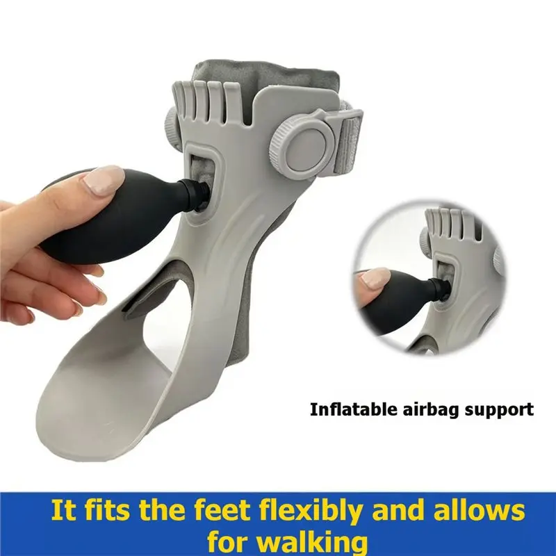 A89E-Drop Foot Brace Support Orthosis AFO AFO Ankle Strap Comfortable Safe For Hemiplegia Stroke Shoes Walking Size-M