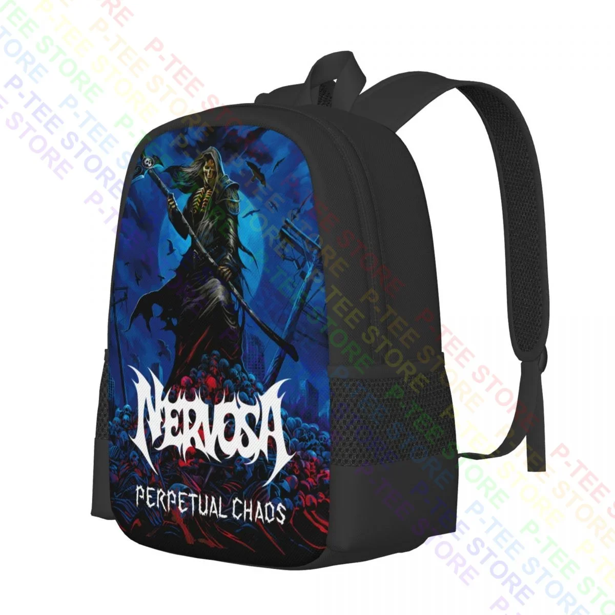 Nervosa Thrash Metal Band Perpetual ChaosBackpack Large Capacity Gym Gym Tote Bag