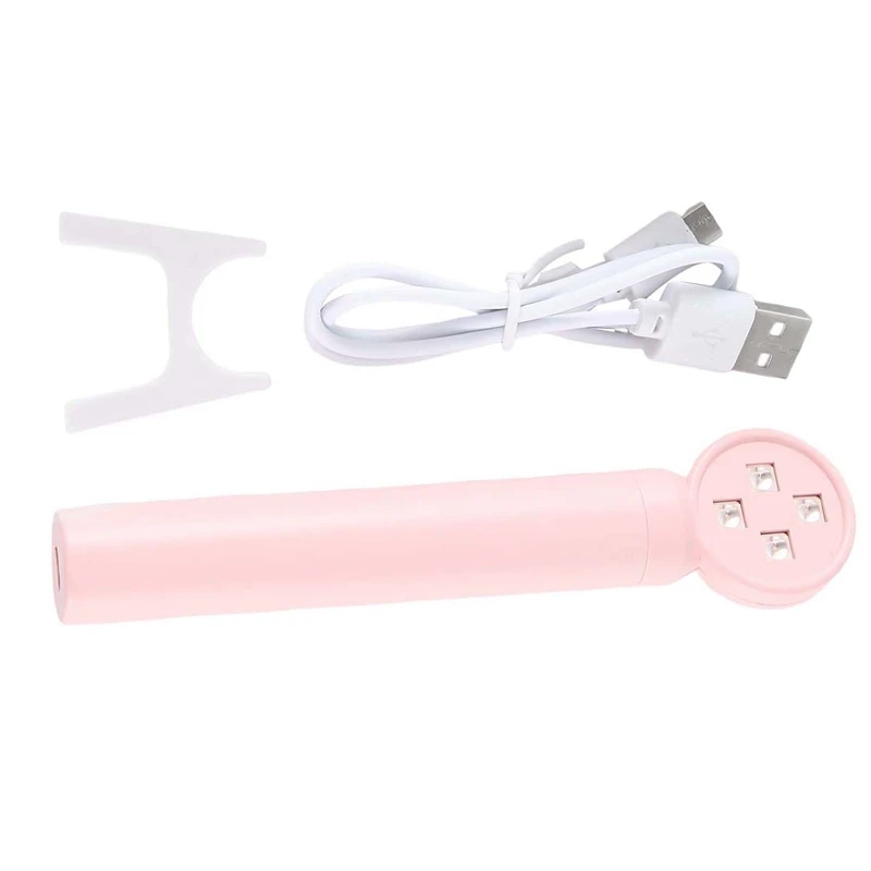 

Nail Lighting Therapy Pen One Word Light Timed Charging Fairy Stick Nail Light Pink Model