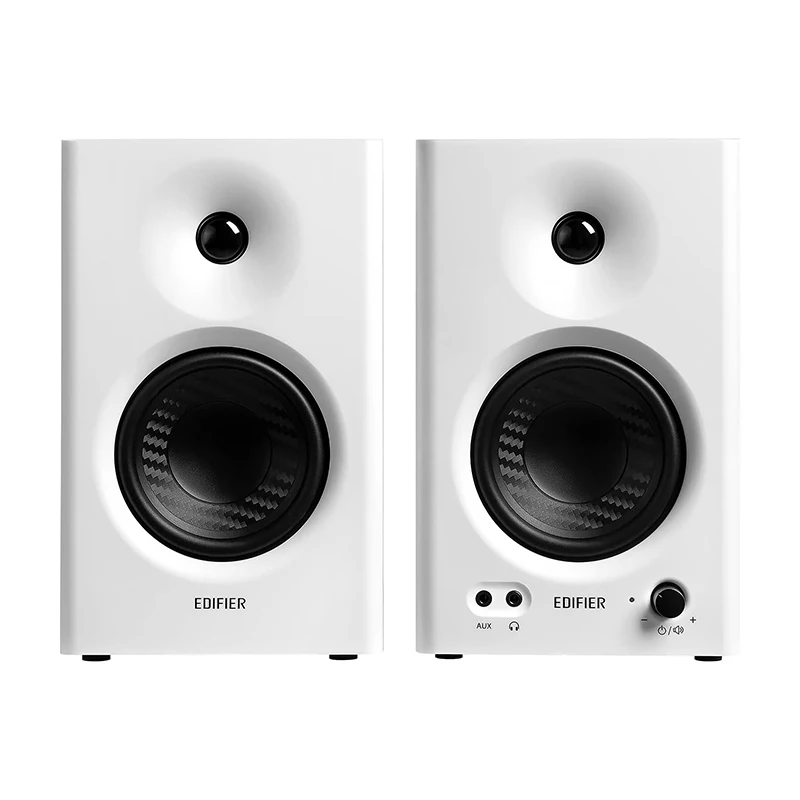 MR4 Powered Studio Monitor Speaker 42w Active Studio Bookshelf Speaker 2.0 Black Sound System