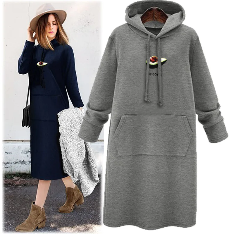 The 2024 popular avocado winter coat is loose and comfortable, warm, close-fitting, and cold-proof, mid-length hooded dress