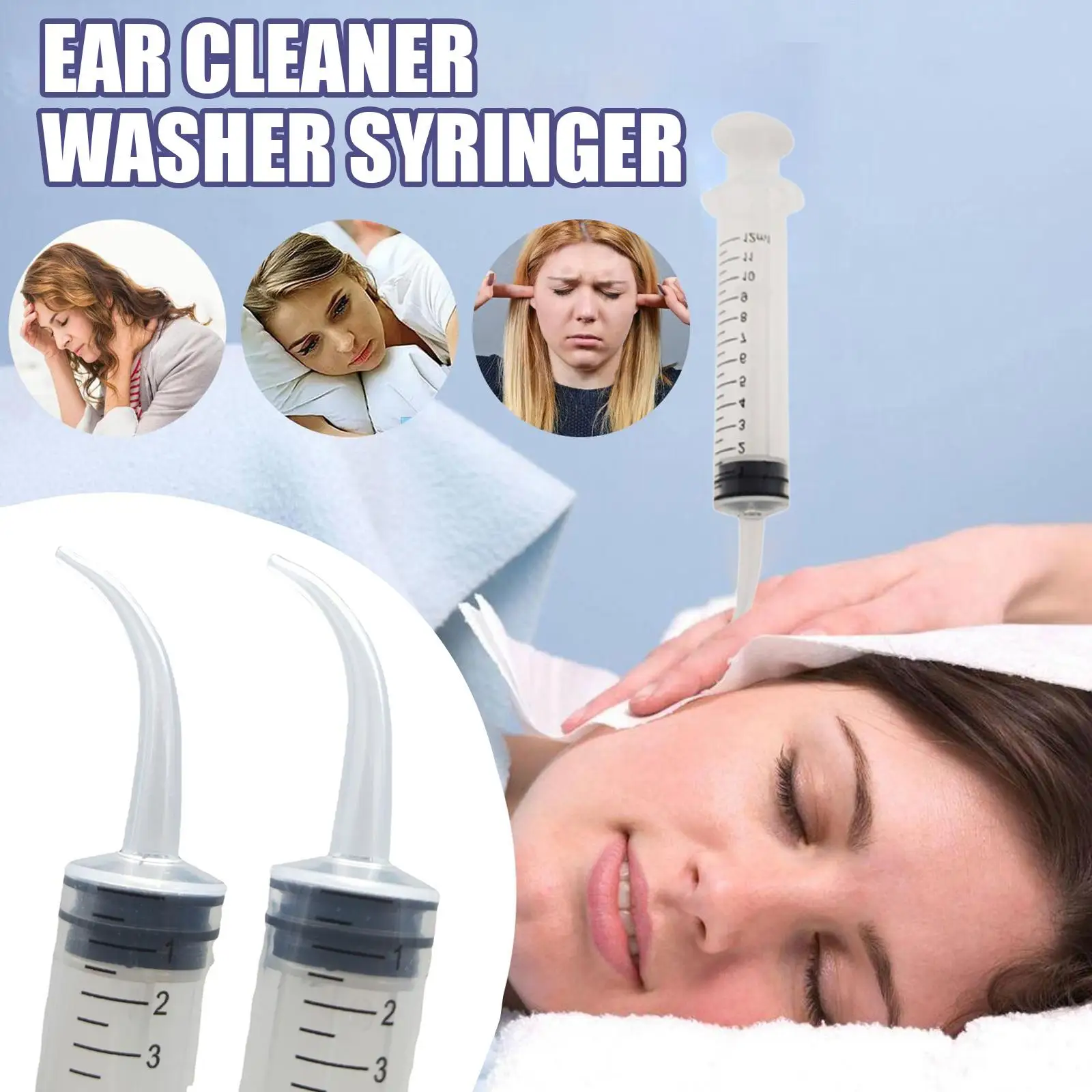Ear Washing Device To Wash The Ear Pierced Ear Canal Absorbing Water Flushing Ear Washing Device Ear Picking Tool Cleaning