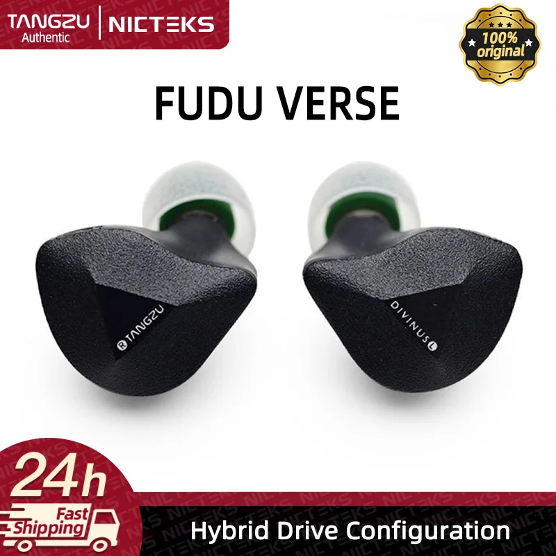 TANGZU FUDU VERSE 1 Hifi In-ear Headphones 1 Dynamic Driver + 2 Balanced Armature Music Earbud IEMs Monitor Hybrid Earphone