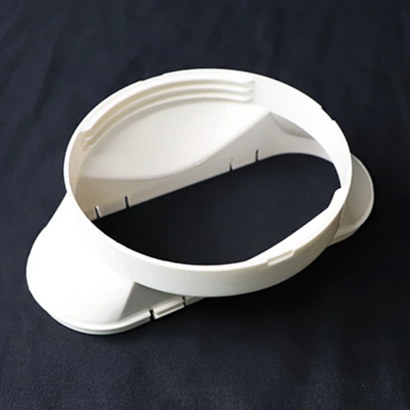 Flachdüsen-Schnittstelle, 130 mm, mobile Klimaanlage, Auspuffrohr-Schnittstelle, Zubehör für flache Düsenverbindungen