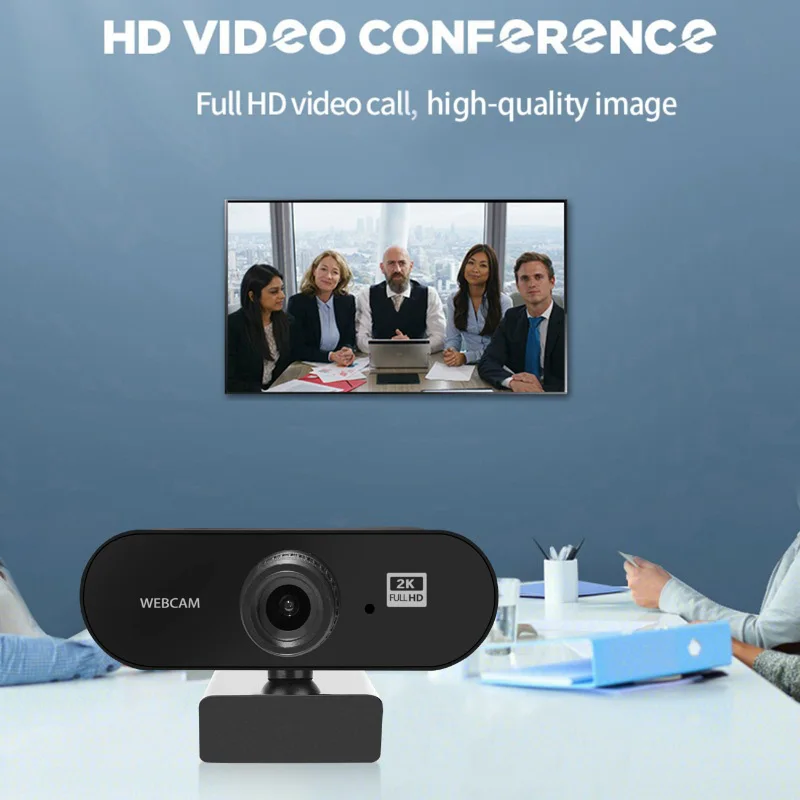 Webcam 1080P Mini Camera 2K Full HD Webcam With Microphone 30fps USB Web Cam For Auto Focus PC Laptop Video Shooting Camera